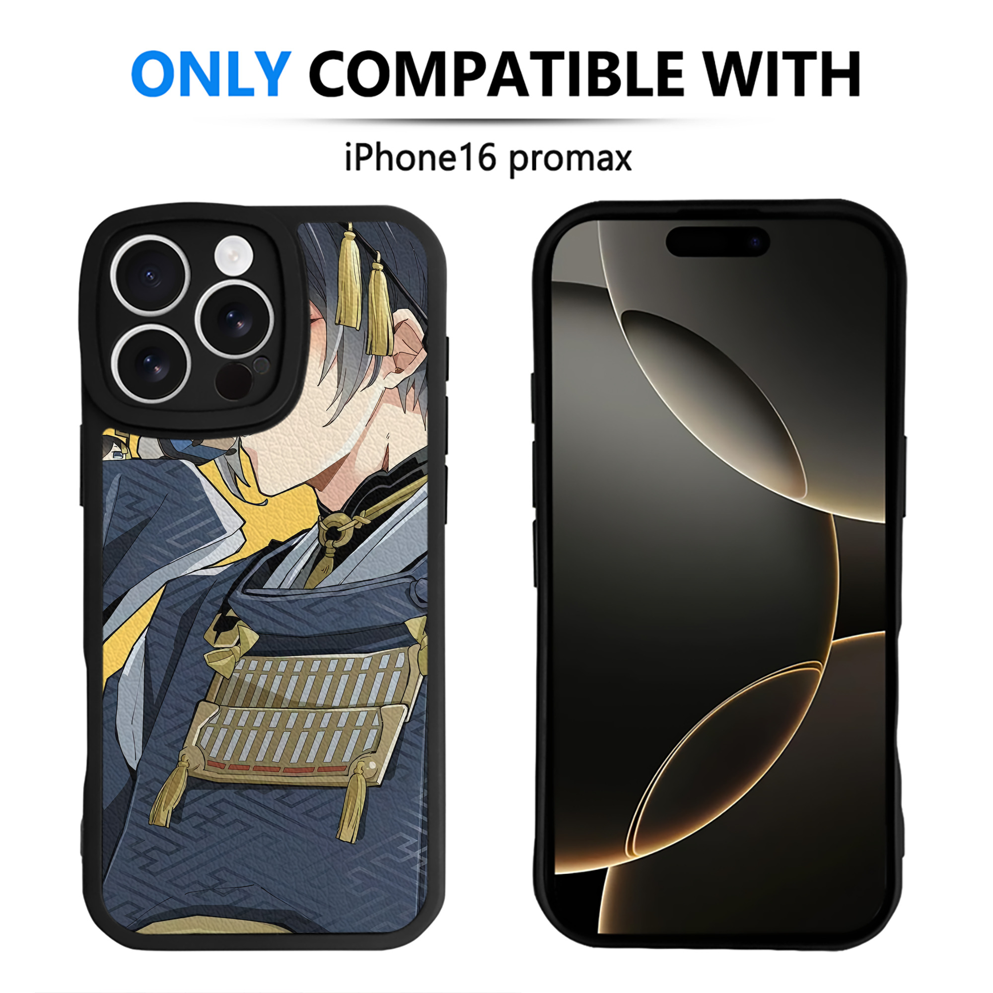 （画像用） 刀剣乱舞 Touken Ranbu 【iPhone 16シリーズ対応】シリコンスマホケース（レザー調） 材質：シリコン